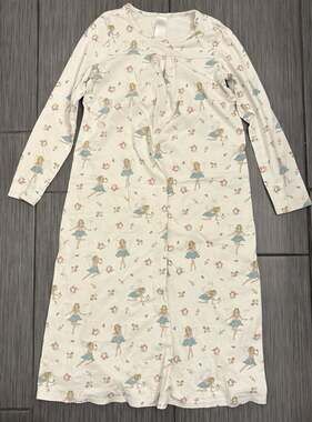 Mini Boden Long Sleeve Fairy Print Nightdress Girls Size 9-10y Cotton/Modal